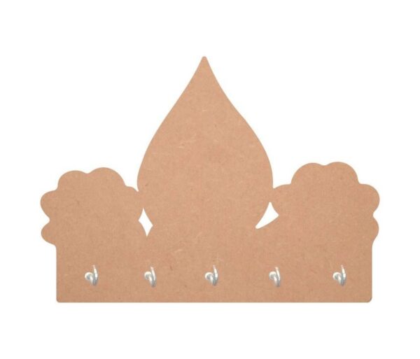 MDF Traditional Custom Pattern Key Holder - Set of 2