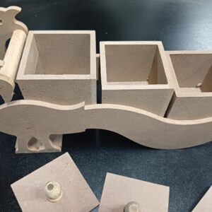 DIY MDF Unfinished Peacock Shape Dry Fruit Box