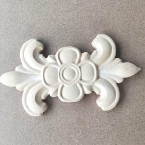 Decorative Center Applique for Furniture, Wood Carving, Onlay Applique