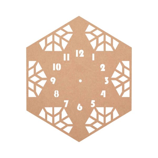 DIY MDF Custom Jali Pattern Clock Base