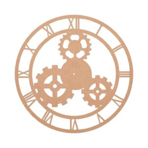 DIY MDF Mechanical Pattern Clock Base