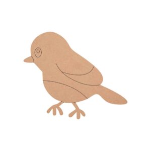 MDF Little Bird Shape Fridge Magnet