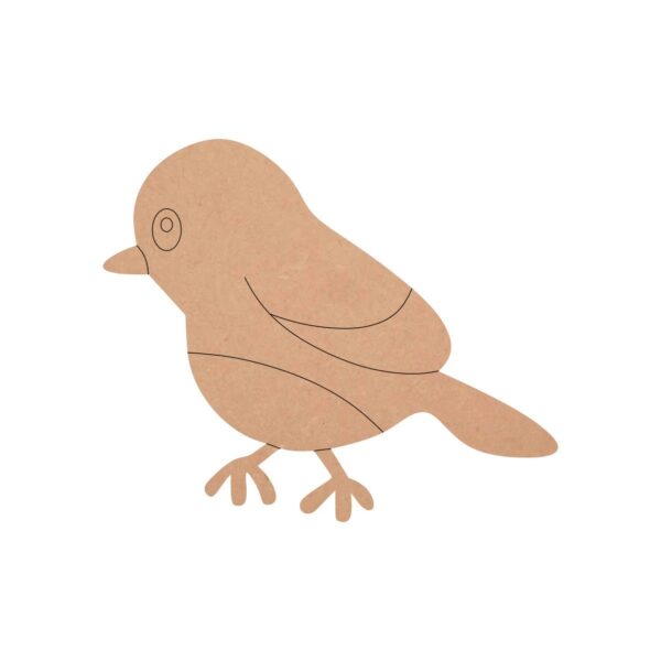 MDF Little Bird Shape Fridge Magnet