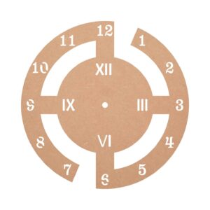 DIY MDF Round Cut Latest Clock Base for Art and Craft