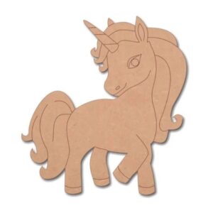 DIY Unicorn Cutouts – High-Quality MDF for Creative Projects (SEUN16)