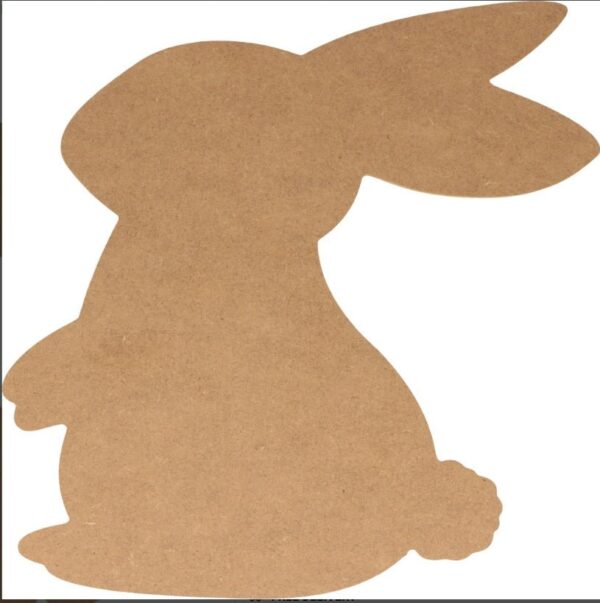 DIY Rabbit Cutouts – High-Quality MDF for Creative Projects (SERT9)