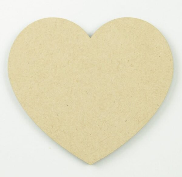 Custom MDF Heart Shape – Various Sizes Available