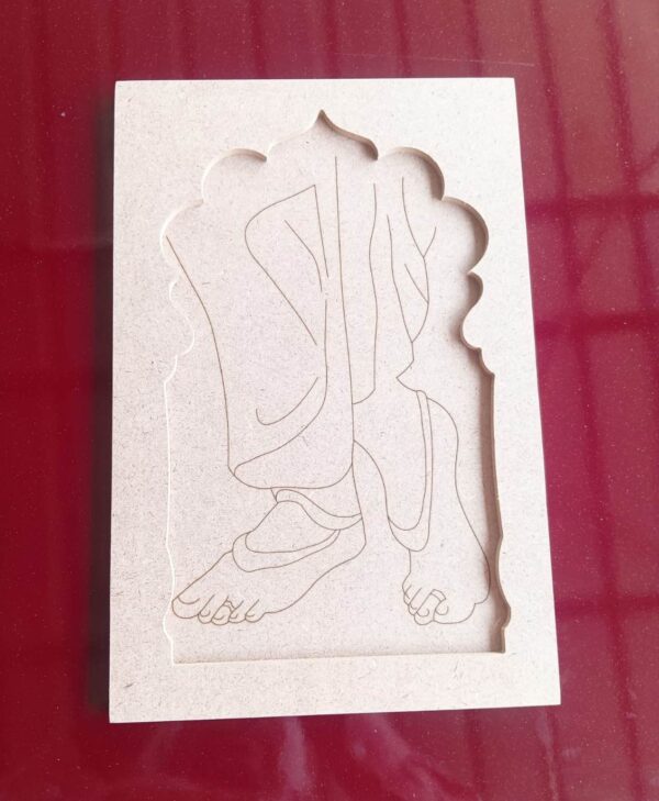 MDF Leg Pattern Pre Marked Wall Decor Designer Jharokha