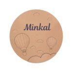 MDF Airballoon Style Baby Name Plaque
