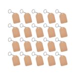 MDF One Side Round Pattern DIY Blank Keychain Sets ( Set of 20)