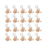 MDF Bird Shape DIY Blank Keychain Sets ( Set of 20)