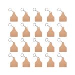 MDF Custom Shape DIY Blank Keychain Sets ( Set of 20)