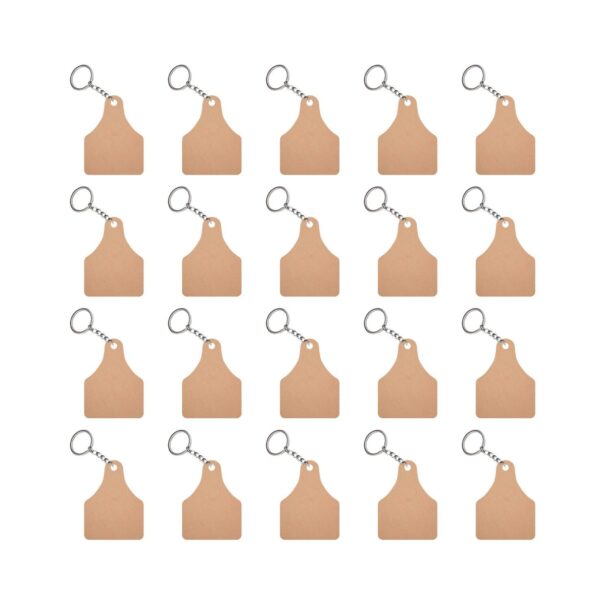 MDF Custom Shape DIY Blank Keychain Sets ( Set of 20)