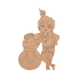 MDF Pre Marked Little Kanha with Matki Cutout