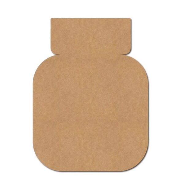 Custom Shape MDF Jar Cutout for Art and Craft