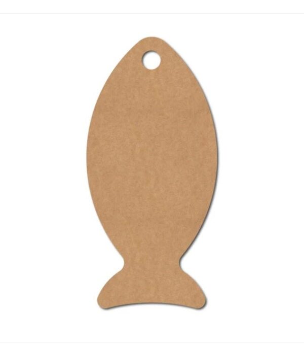 Fish Shape MDF Cutting Board Cutout for Art and Craft