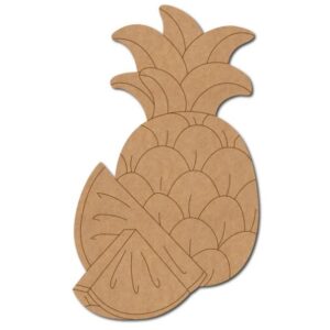 MDF Pineapple Shape Cutout for DIY Projects