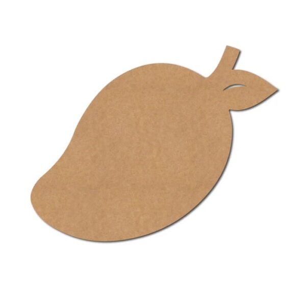 MDF Mango Shape Cutout for DIY Projects