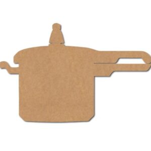 MDF Pressure Cooker Cutout for Art and Craft