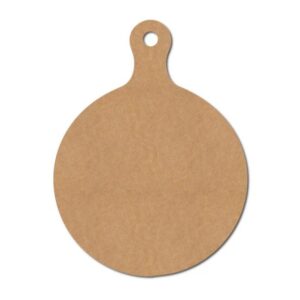 Round Pattern Cutting Board with Handle Cutout for Art and Craft