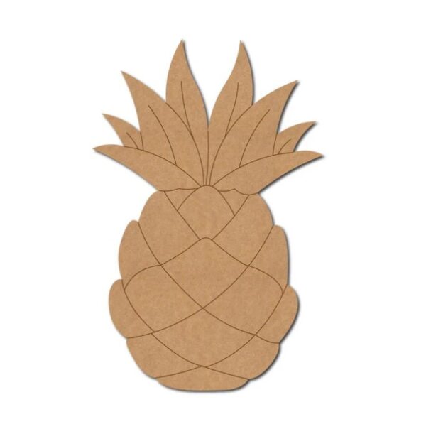 MDF Pineapple Pattern Cutout for DIY Projects