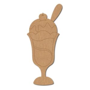 Milkshake MDF Cutout for Art and Craft