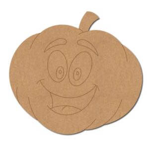 MDF Premarked Pumpkin Shape Cutout for DIY Projects