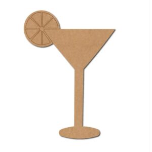 Custom Drink Glass Shape Cutout for Art and Craft