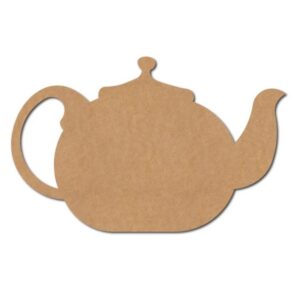 Custom MDF Kettle Shape MDF Cutout for Art and Craft