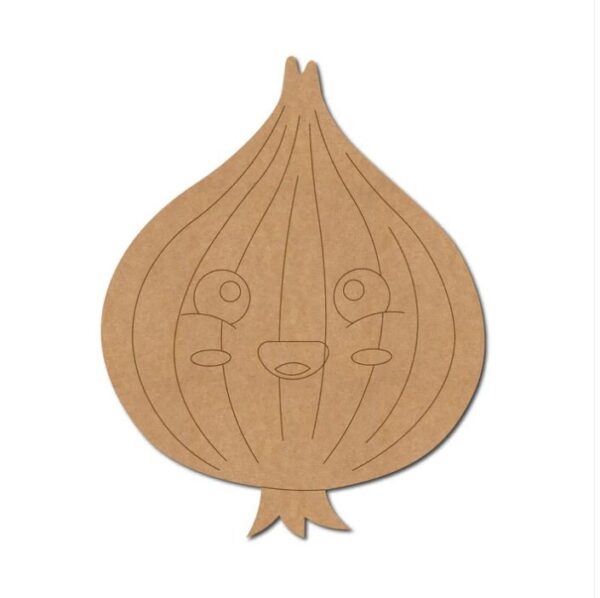 MDF Onion Shape Cutout for DIY Projects