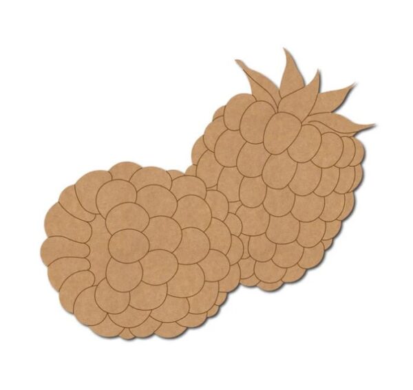 MDF Raspberry Shape Cutout for DIY Projects