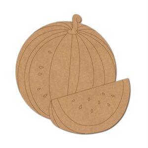 MDF Water Melon Shape Cutout for DIY Art and Crafts