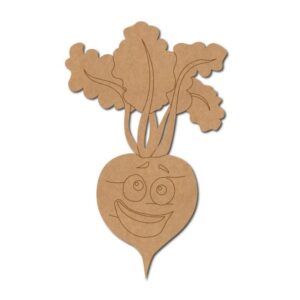MDF Radish Shape Cutout for DIY Projects