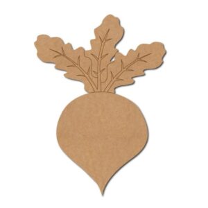 MDF Turnip Shape Cutout for DIY Projects