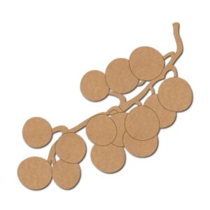 MDF Red Currant Shape Cutout for DIY Projects
