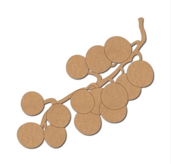 MDF Red Currant Shape Cutout for DIY Projects