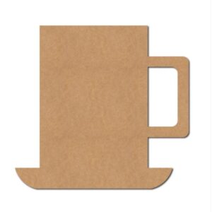 Mug and Plate Shape Cutout for DIY Projects