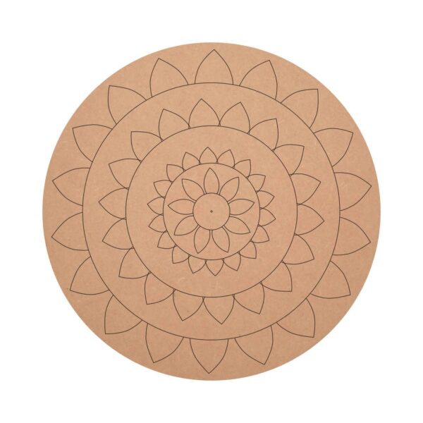 Pre marked MDF Creative Shape Mandala