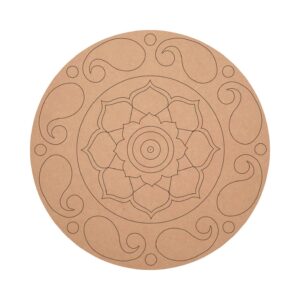 Pre marked MDF Carry Shape Art Mandala