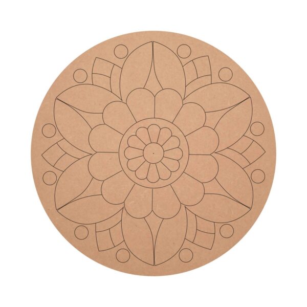 Rangoli Design Mandala Pre marked MDF Board