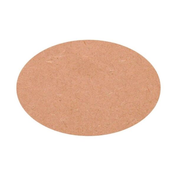 MDF Plain Oval Shape Cutout