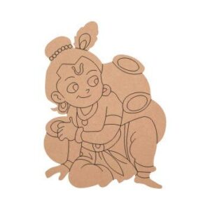 MDF Pre Marked Little Kanha with Matki Cutouts