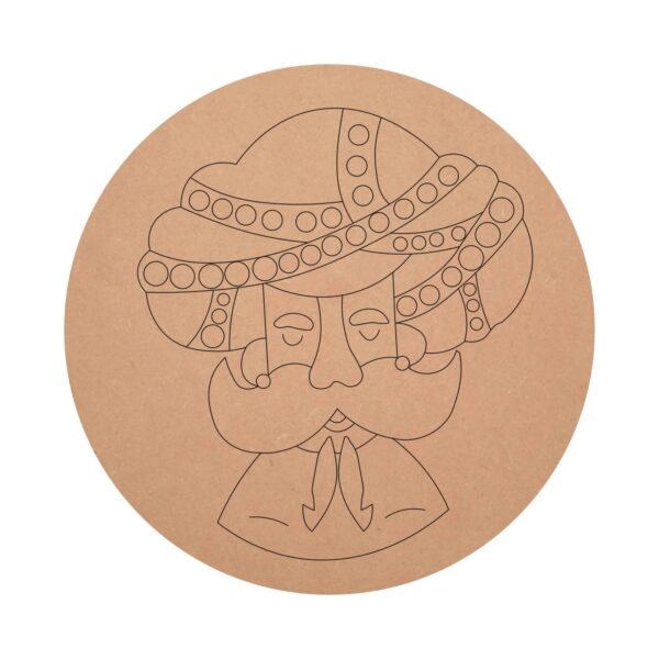 MDF Pre Marked Ram Ram Sa Round Base