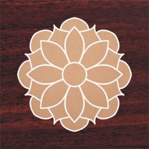 Handcrafted MDF Rangoli Artistry