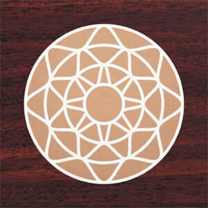 Round Floral MDF Rangoli Patterns