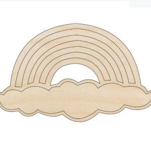 Custom MDF Rainbow Shape – Various Sizes Available