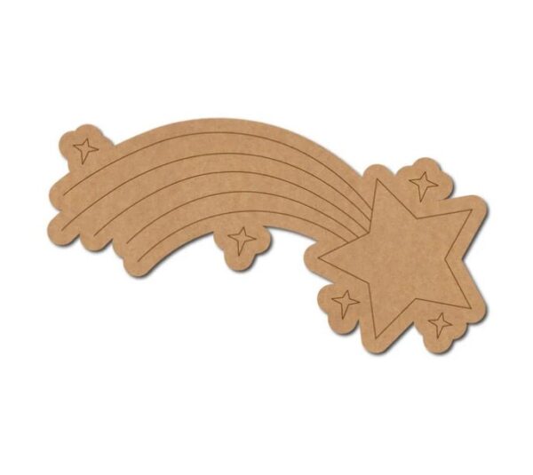 Pre-Cut MDF Rainbow Shape for Creative Crafts