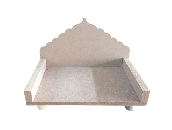 DIY MDF Plain God Sinhasan for Pooja Mandir