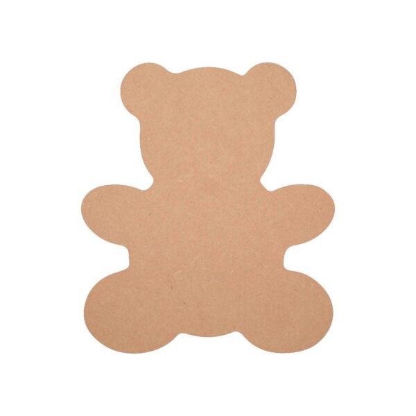 MDF Teddy Bear Shape Cutout