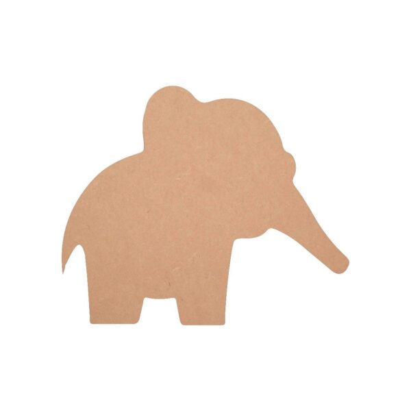 MDF Baby Elephant Shape Baby Shower Cutout